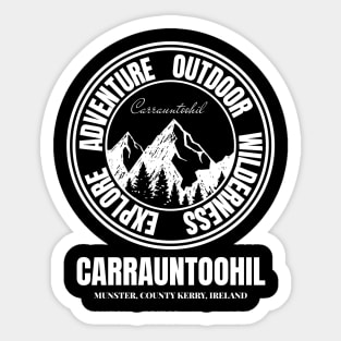 Carrauntoohil Mountain - Munster, County Kerry Ireland Sticker